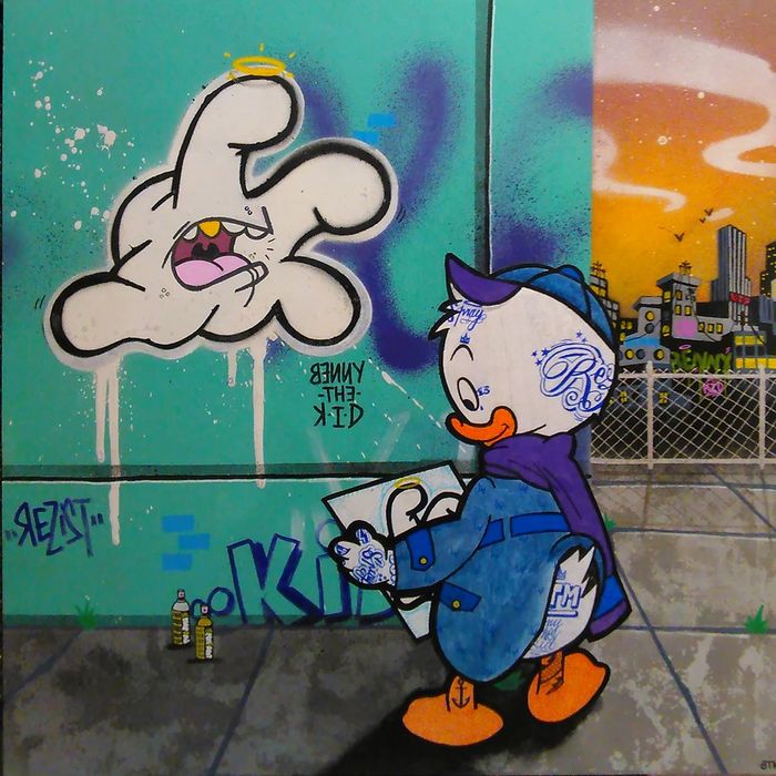 Benny the Kid street art graffity art urban art