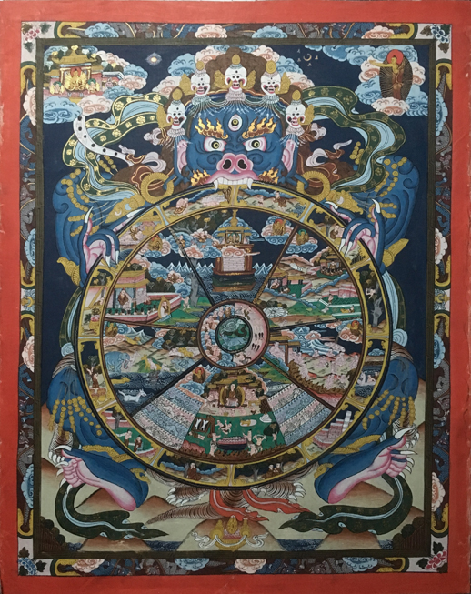 Thangka Wheel of Life Nepal