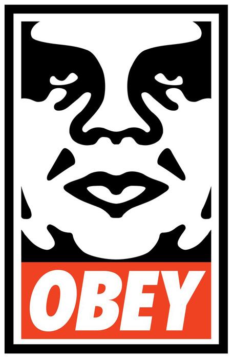 Shepard Fairey Obey offsett print  lithograph 2004 obey icon