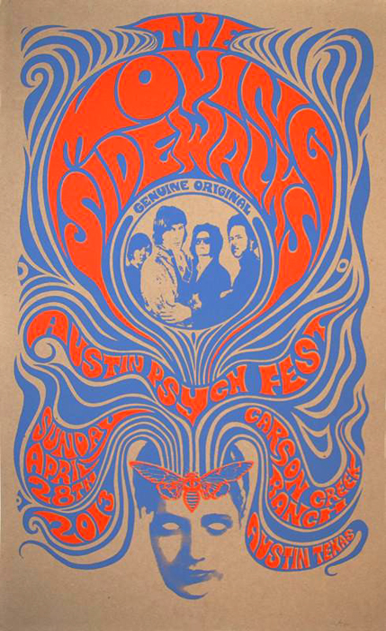 Mishka Westell APF silkscreen Siebdruck Poster art of rock psychodelic art