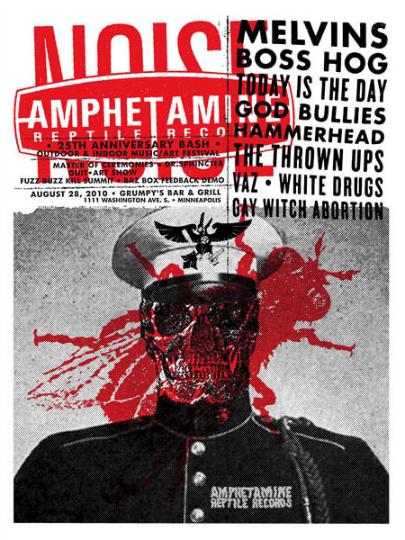 Aesthetic Apparatus 1 Michael Byzewski AMREP 23 musik art musik posters art of rock musikposter music designe