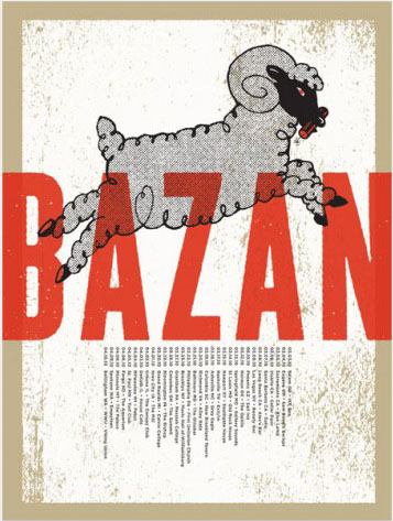 Aesthetic Apparatus 1 Michael Byzewski BAZAN TOUR musik art musik posters art of rock musikposter music designe