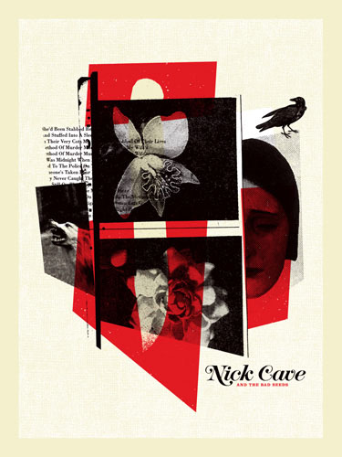 Aesthetic Apparatus  Michael Byzewski musik art musik posters art of rock musikposter music designe Nick Cave