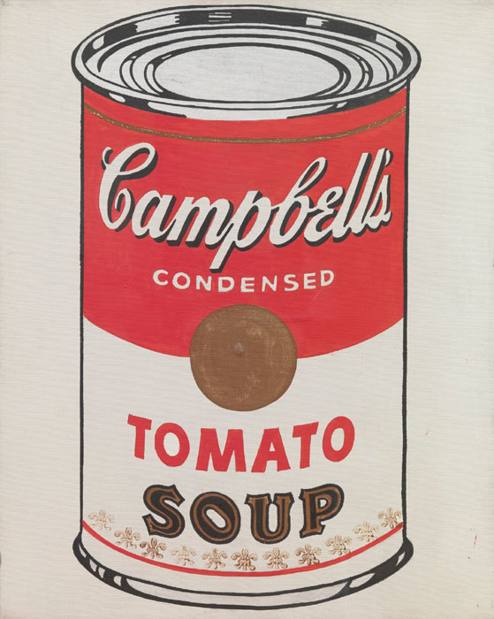 Andy Warhol contemporary art buy print soupcan campbells moma nyc lithography