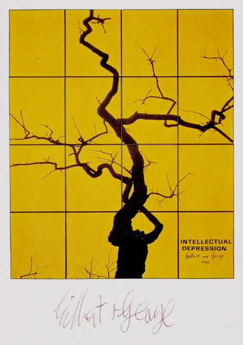 Gilbert & George contemporary art buy print siebdruck poster art MultipleIntellectual Depression