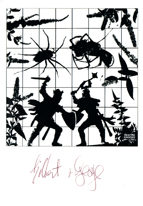 Gilbert & George contemporary art buy print siebdruck poster art Multiple Deatho Knocko