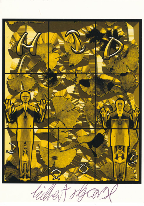 Gilbert & George contemporary art buy print siebdruck poster art Multiple Hid