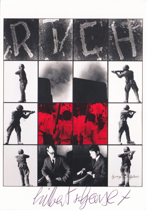 Gilbert & George contemporary art buy print siebdruck poster art Multiple Rich