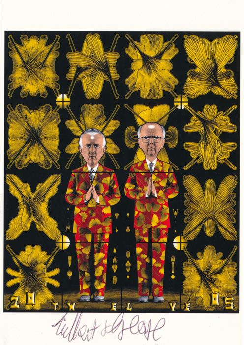 Gilbert & George contemporary art buy print siebdruck poster art Multiple Twelve
