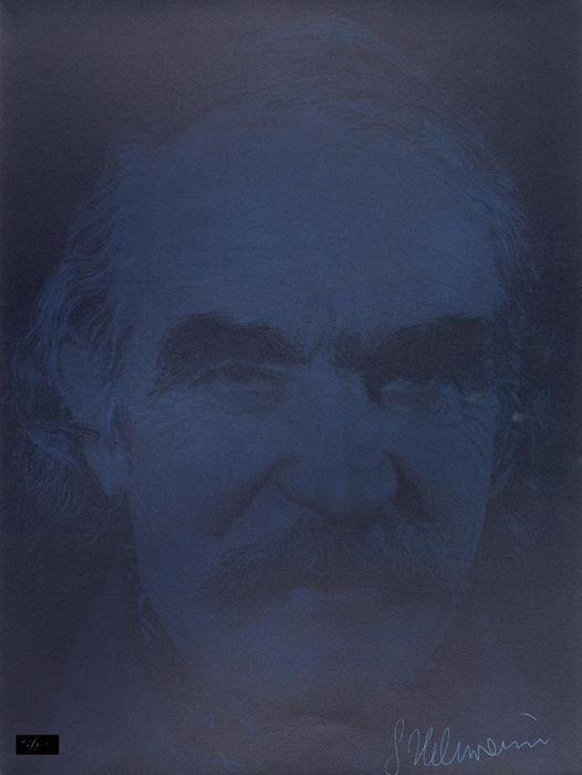 Gottfried Helnwein Multiple Radierung Druckgrafik Jean Tinguely