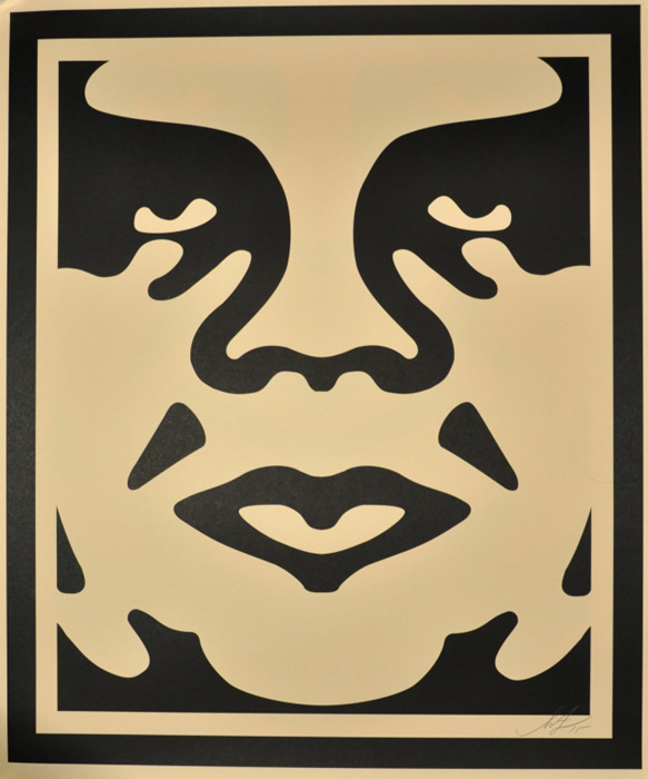 Shepard Fairey Obey offset print 2010 obey face cream