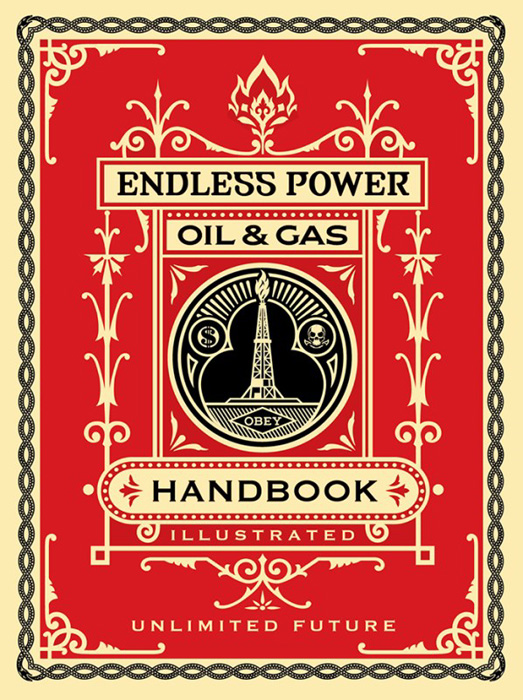 Shepard Fairey Obey silkscreen Siebdruck 2015 endless power handbook poster