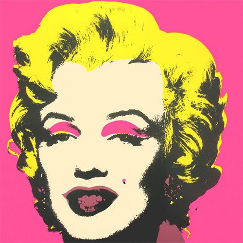 Andy warhol offset lithograpie print marylin