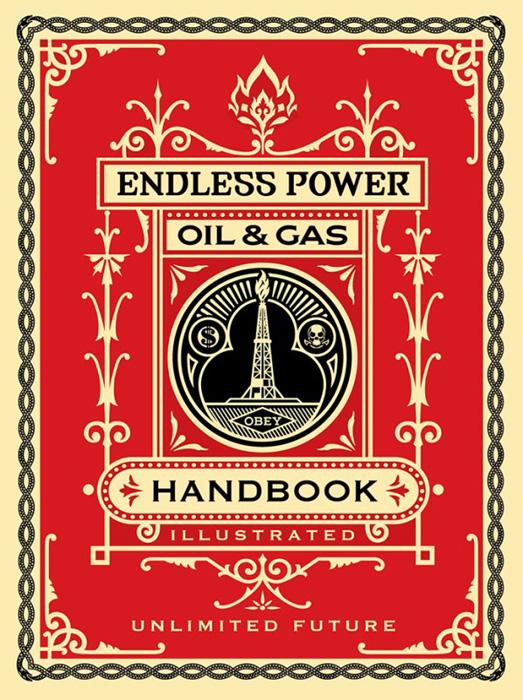 Shepard Fairey Obey silkscreen Siebdruck 2015 endless power handbook