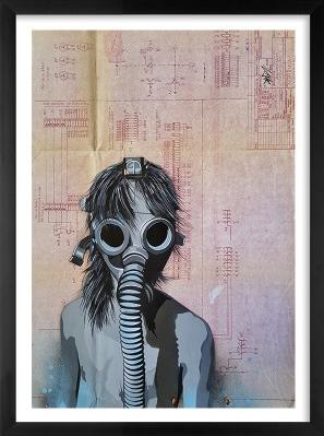 Plotbot KEN, urban art gallery buy street art screenprint poster